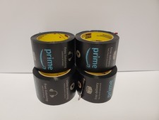 LOT OF 4 Scotch 3M AMAZON PRIME PACKING TAPE 3 Inch x 165 FT SELF ADHESIVE NEW