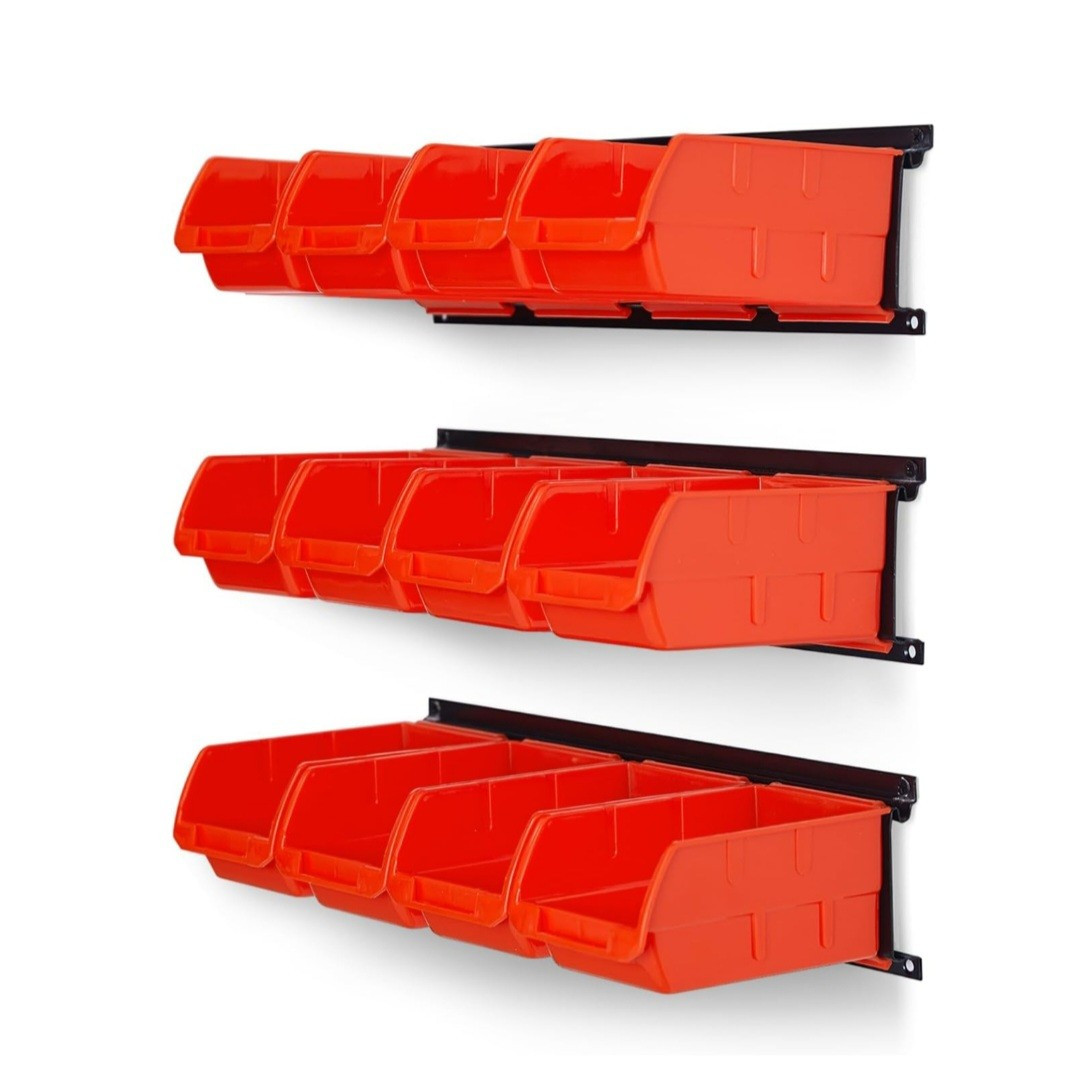 Ultrawall Plastic Hanging Storage Bins Wall Mounted Organizer