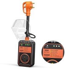 RV Surge Protector 30 Amp, 30AMP orange