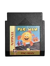 Pac-Man (Tengen Black Cartridge) Nintendo NES Authentic Fast Free Shipping VG/G