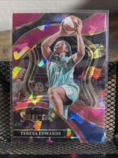 2024 Panini Select WNBA Pink Cracked Ice Courtside Teresa Edward’s