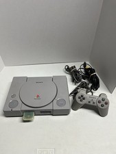 Sony PlayStation 1 Console Gray Tested With Controller