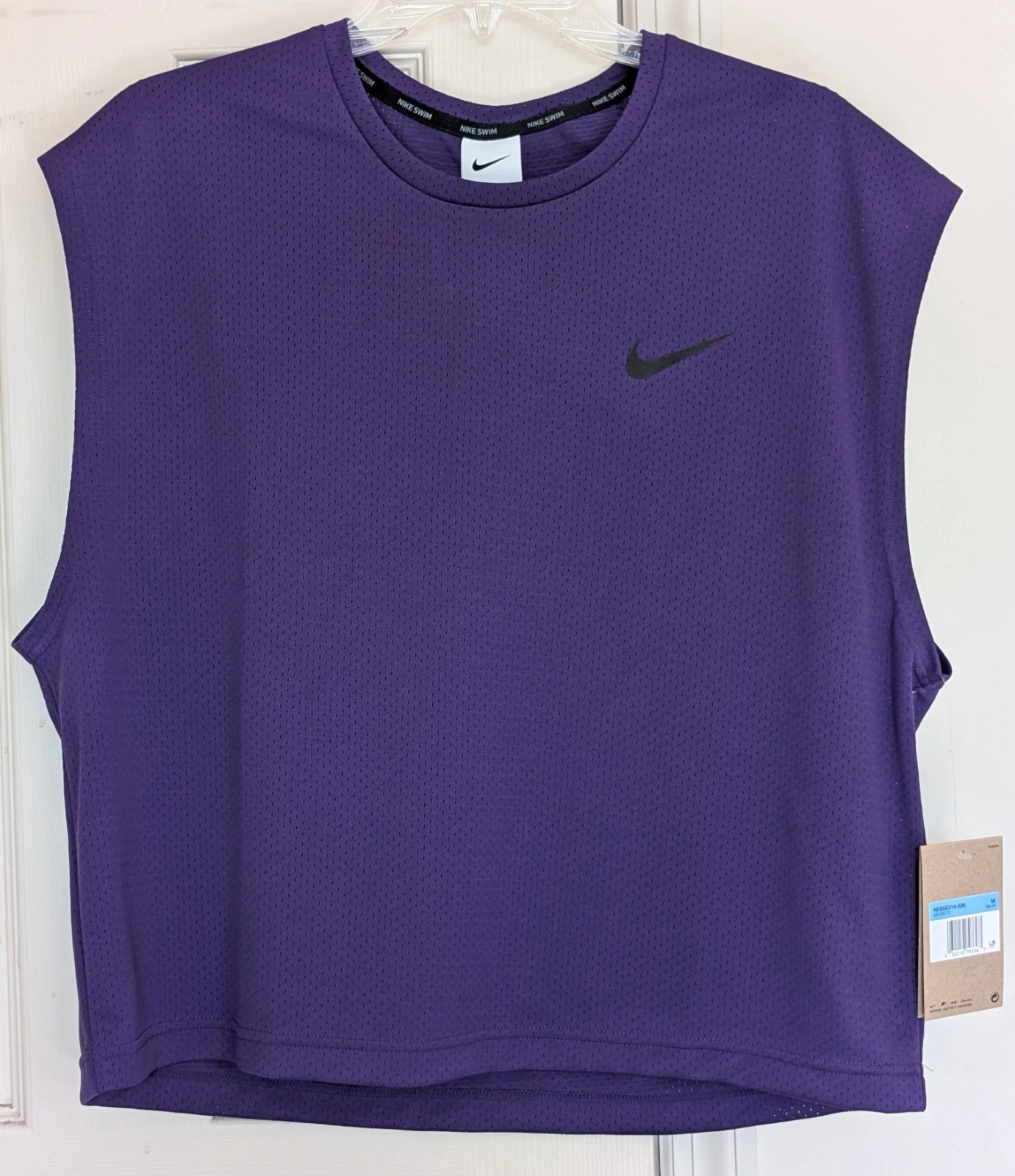 🔥RARE!🔥 Nike x UO EXCLUSIVE Mesh Crop Tank Mens Purple Urban Outfitters 🔥NWT!