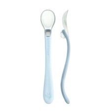 Green Sprouts, Silicone and Sprout Ware, First Food Spoons, 6 Months, 2 Count
