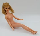 Vtg Francie Doll Mattel 1966 Bendable Legs Brown Hair TLC Repair Hole in Leg
