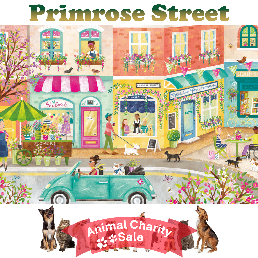1000 Piece Jigsaw Puzzle - Primrose Street - Sale For Our Animal Charity - Dog