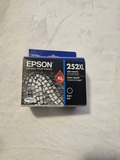 Genuine Epson 252XL High Capacity Black Ink Cartridge T252XL120 Dated 08/2019 R
