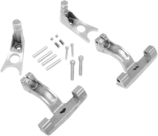 Drag Specialties Passenger Floorboard Mount Kits for Softail Chrome 1621-0512