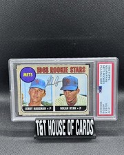 1968 Topps Nolan Ryan Mets Rookies #177 PSA 4 Auto 9 PSA/DNA Cert