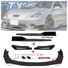 Fit 00-02 Toyota Celica Front Bumper Lip Spoiler Body Kit Sideskirt Rear Us