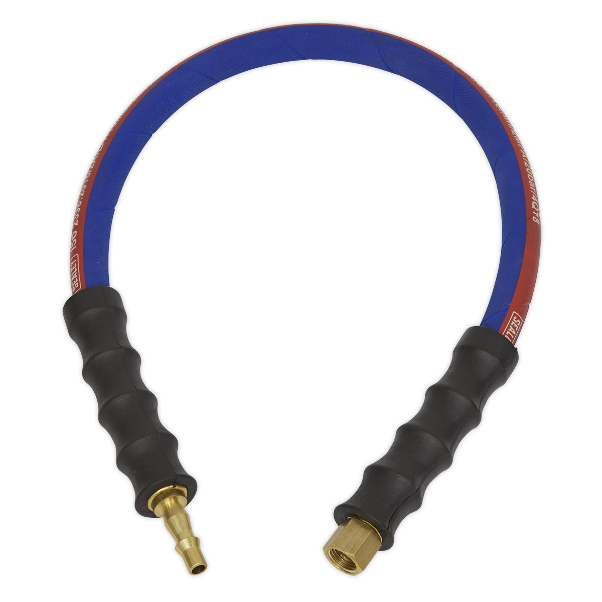 Air Leader Hose with Tailpiece & 1/4""BSP Union 600mm x 8mm