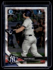 2018 Bowman Draft Chrome Josh Breaux New York Yankees #BDC-57