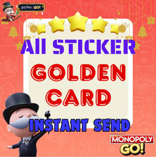 Monopoly Stickers Go GOLD Sticker 1-6   CHEAPEST PRICES   FAST DELIVERY   24/7