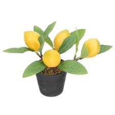 Simulated Lemon Bonsai Decor Home Decorative Fake Lemon Ornament for Home