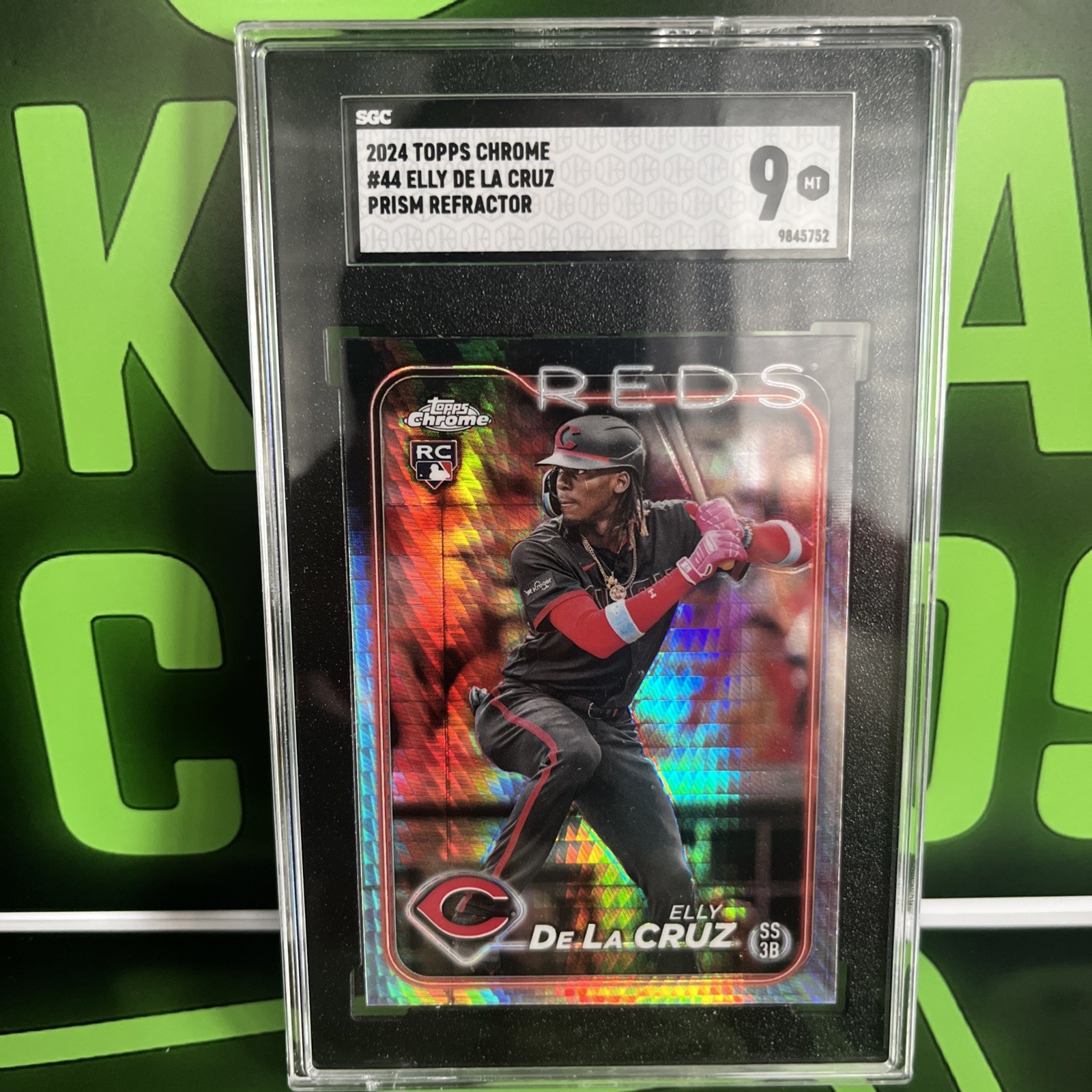 2024 Topps Chrome - Elly De La Cruz #44 Prism Refractor (RC)