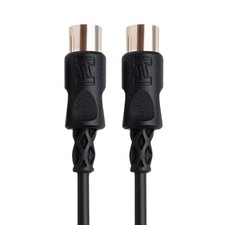 Hosa MID-310 5-Pin DIN MIDI Cable, 10', Black