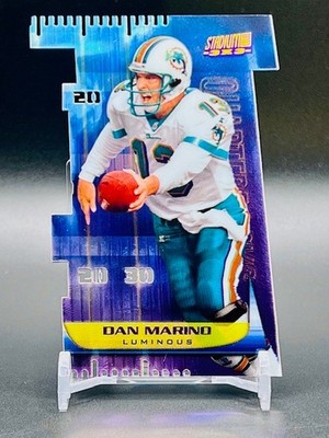1999 Topps Stadium Club Dan Marino 3X3 Luminous #T4C Miami Dolphins