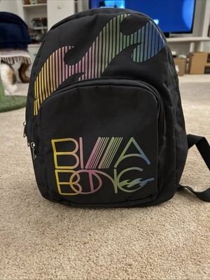 Vintage Billabong Grey Mini Backpack with multicolored Wave Logo.