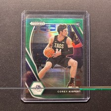 2021-22 Panini Prizm Draft Picks - Corey Kispert #8 Green Prizm (RC)