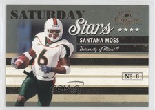 2007 Donruss Classics Saturday Stars 830/1000 Santana Moss #SS-18 0c2