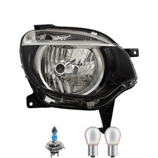 Scheinwerfer rechts elektrisch inkl. OSRAM Lampen H4 für Renault Twingo III BCM_