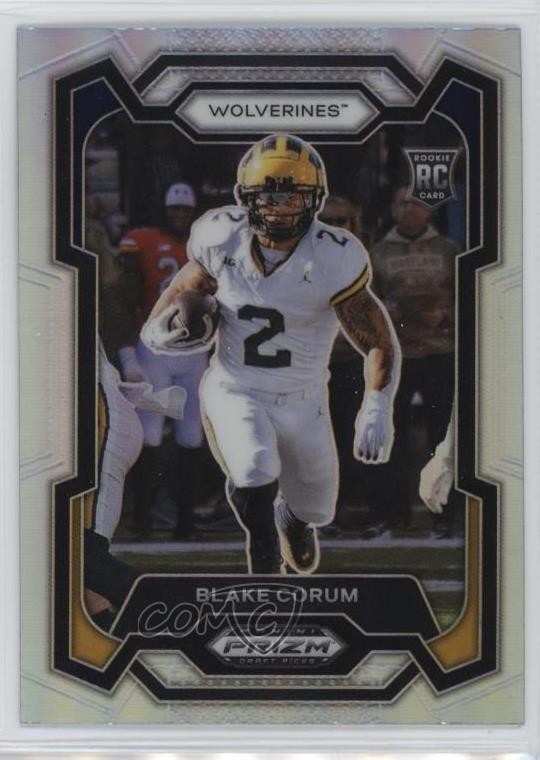 2024 Panini Prizm Draft Picks Silver Prizm Blake Corum #128 Rookie RC 0jm6