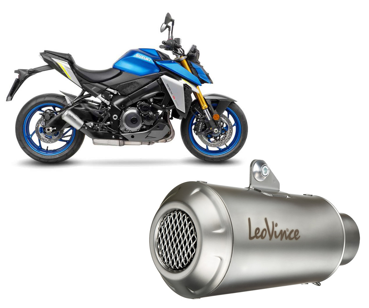 Exhaust Muffler Leovince LV-10 for SUZUKI GSX-S 1000 2021   2024