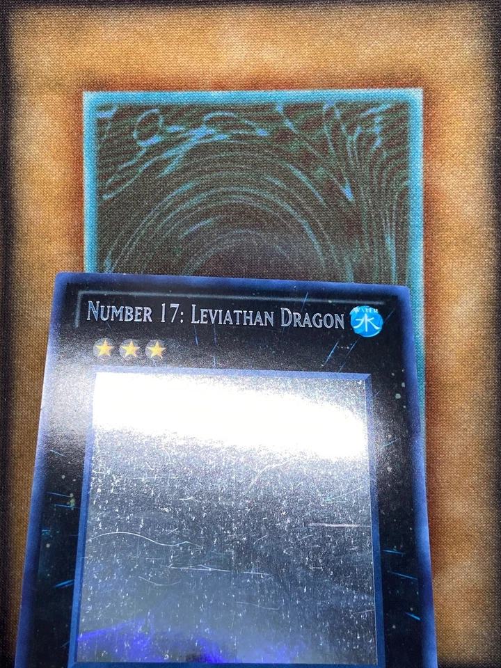 Yugioh Number 17: Leviathan Dragon GENF-EN039 Ghost Rare 1st Ed LP - Image 3 of 4