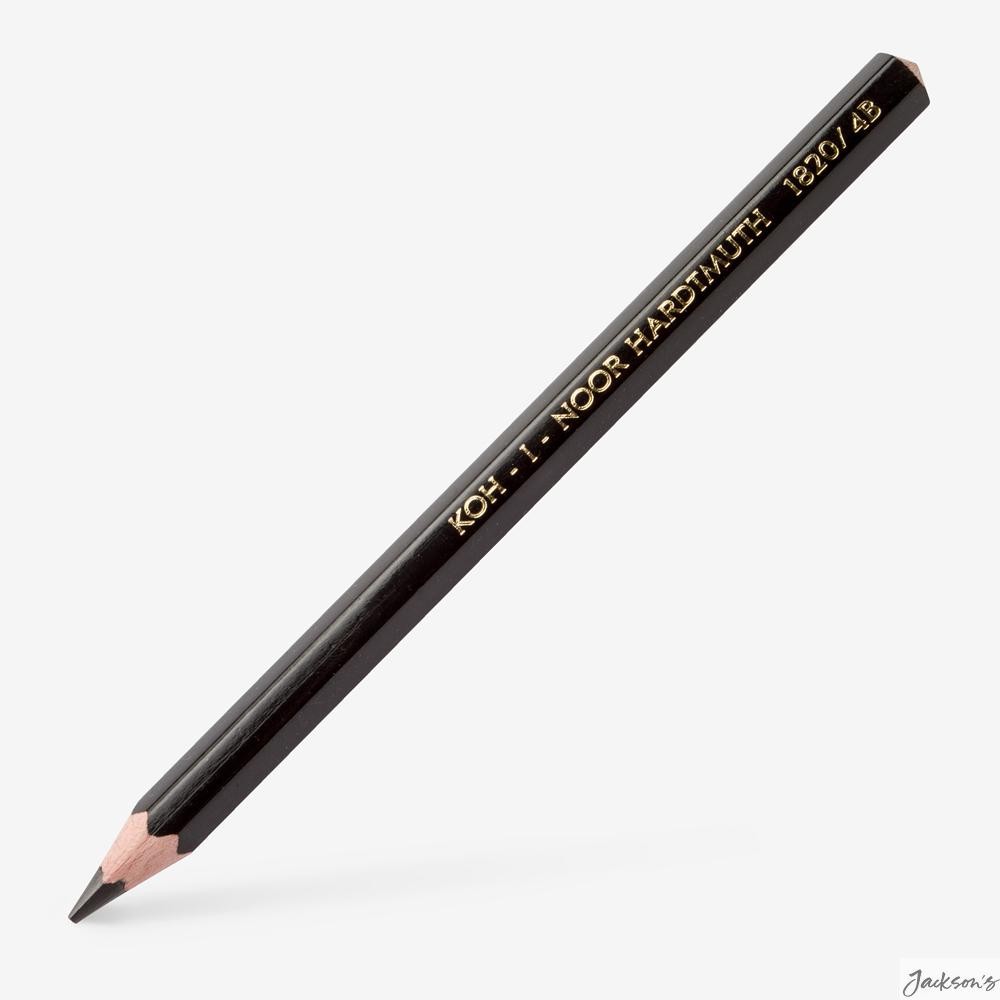 Koh-I-Noor 1820 Jumbo Graphite Pencil Wood 10mm 4B For Drawing Sketching
