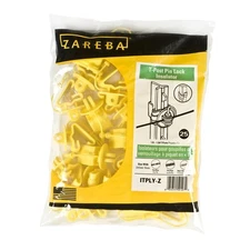 Zareba ITPLY-Z Pin-lock T-Post Insulator, 25 per Bag