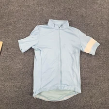 Rapha SS Classic Jersey II Mens Small Blue Wool Cycling Short Sleeve Shirt