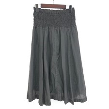Me Issey Miyake Flare Skirt Gray Ladies Waist 64cm Hip 96cm Length 76cm Used