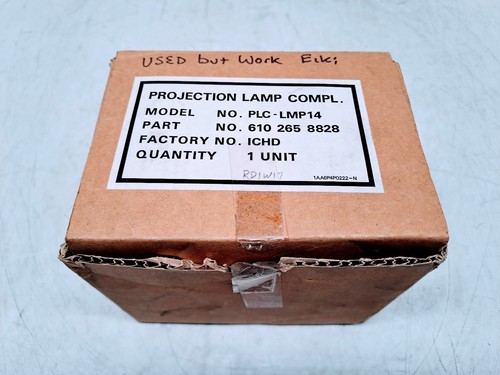 OSRAM PLC-LMP14 VIP R 120/P21 UHP 120W Projector Bulb & Frame
