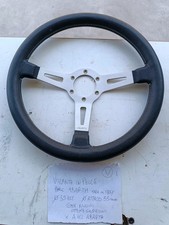 Volante In Pelle Nera , Marc.Abarth Per A112 Abarth, Originale 