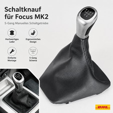 Chrom Schaltknauf Rahmen + Leder Schaltsack für BMW 3er E90 E91 E92 E93 5 Gang