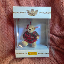 Steiff Club 2004 North American Christmas Exclusive Mini Teddy Bear Plush In Box
