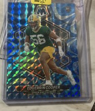 2024 Panini Mosaic - Rookies Edgerrin Cooper #344 Reactive Blue Mosaic Prizm...