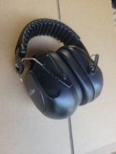 ProCase Adjustable Hearing Protection Ear Muffs Noise Reduction Black Used .