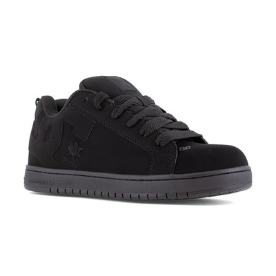 DC WORK CREW- Court Graffik Work-BLACK/BLACK -COMPOSITE TOE-  DC60101