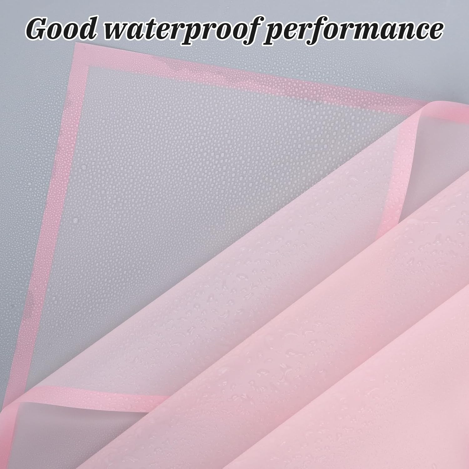 Rumvan Flower Wrapping Paper, 20 Sheets, Waterproof, 20 Pink colour 