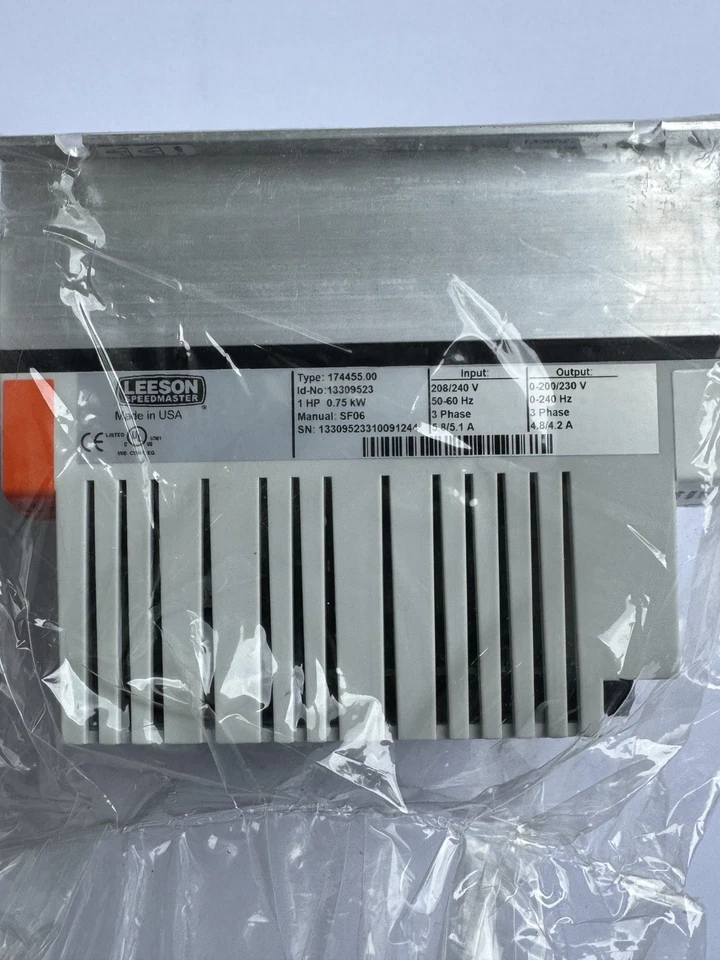 LEESON.   "SM Plus Sub-Micro Series AC Drive, - Image 3 of 4