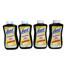 Lot of 4 Lysol Concentrate Disinfectant Original Scent 12 oz