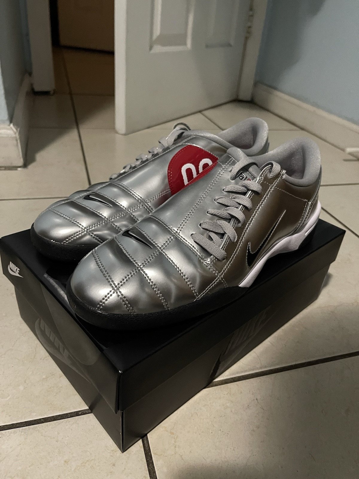 Nike Total 90 Metallic Silver Black Size 11.5 Men | eBay