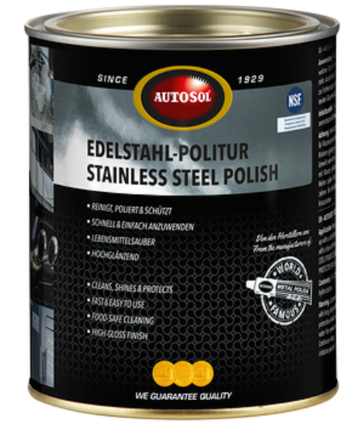 Autosol Edelstahl Politur 750 Ml Stainless Steel Polish Reiniger Paste Cleaner-image