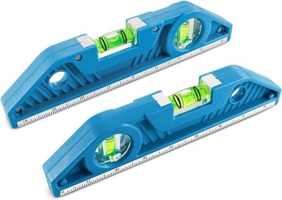 2-Piece Torpedo Level Set, 9 Inch Magnetic Level, with 0°/90° Bubbles, Large ...