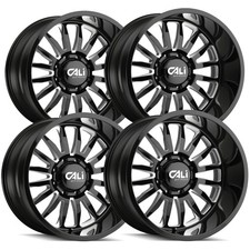 4 Cali Off-road 9110 Summit 20x12 8x180 -51 Blackmilled Wheels Rims 20 Inch