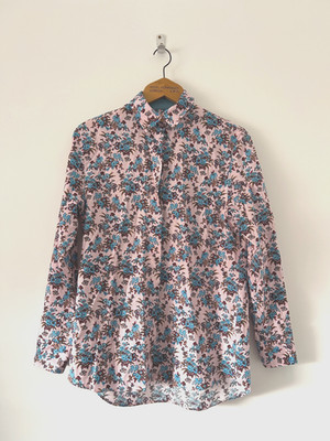 Paul Smith Soho Fit Hemd Größe 10 Eur 38 Rosa Blumen Made In Italy Sehr guter Zustand Ditsy