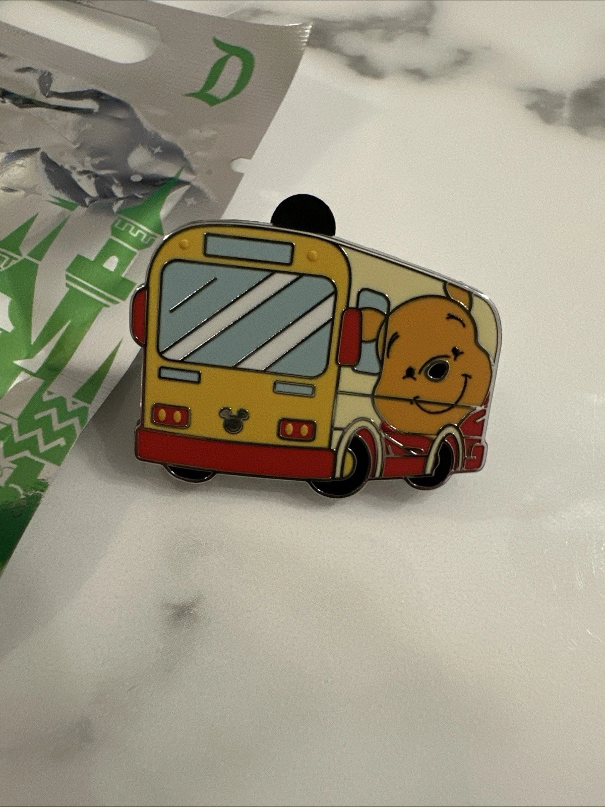 Disney pin 182457 Disneyland Hidden Mickey Wave A 2026 Winnie the Pooh Bus Buses