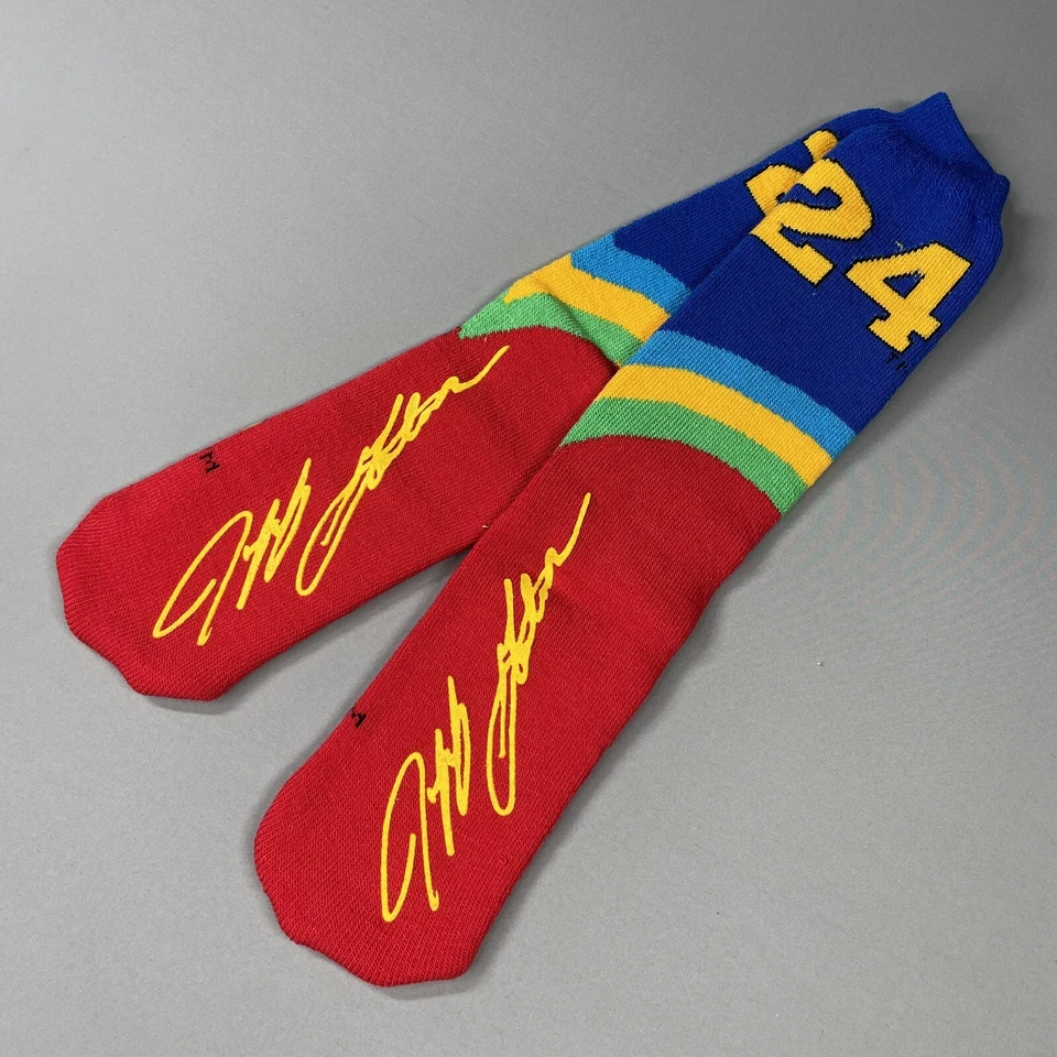 NUEVO DE COLECCIÓN Nascar Jeff Gordon Zapatilla Calcetines 24 Carreras Ropa Antideslizante Foto 3 de 4
