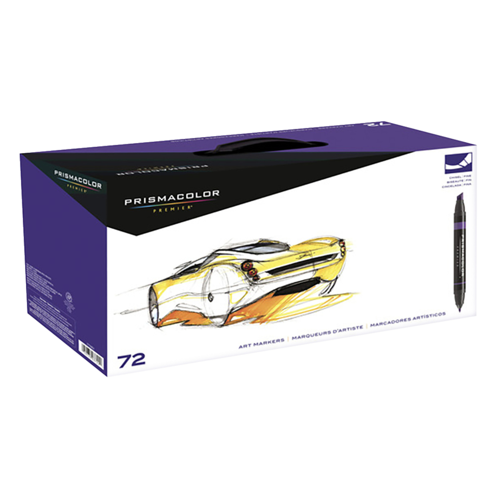 Prismacolor Premier Dual Ended Art Markers, Chisel/Fine Tip, Assorted Colors, Se